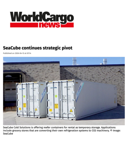 Container Pivoted World Cargo News: SeaCube Continues Strategic Pivot - Seacube Containers