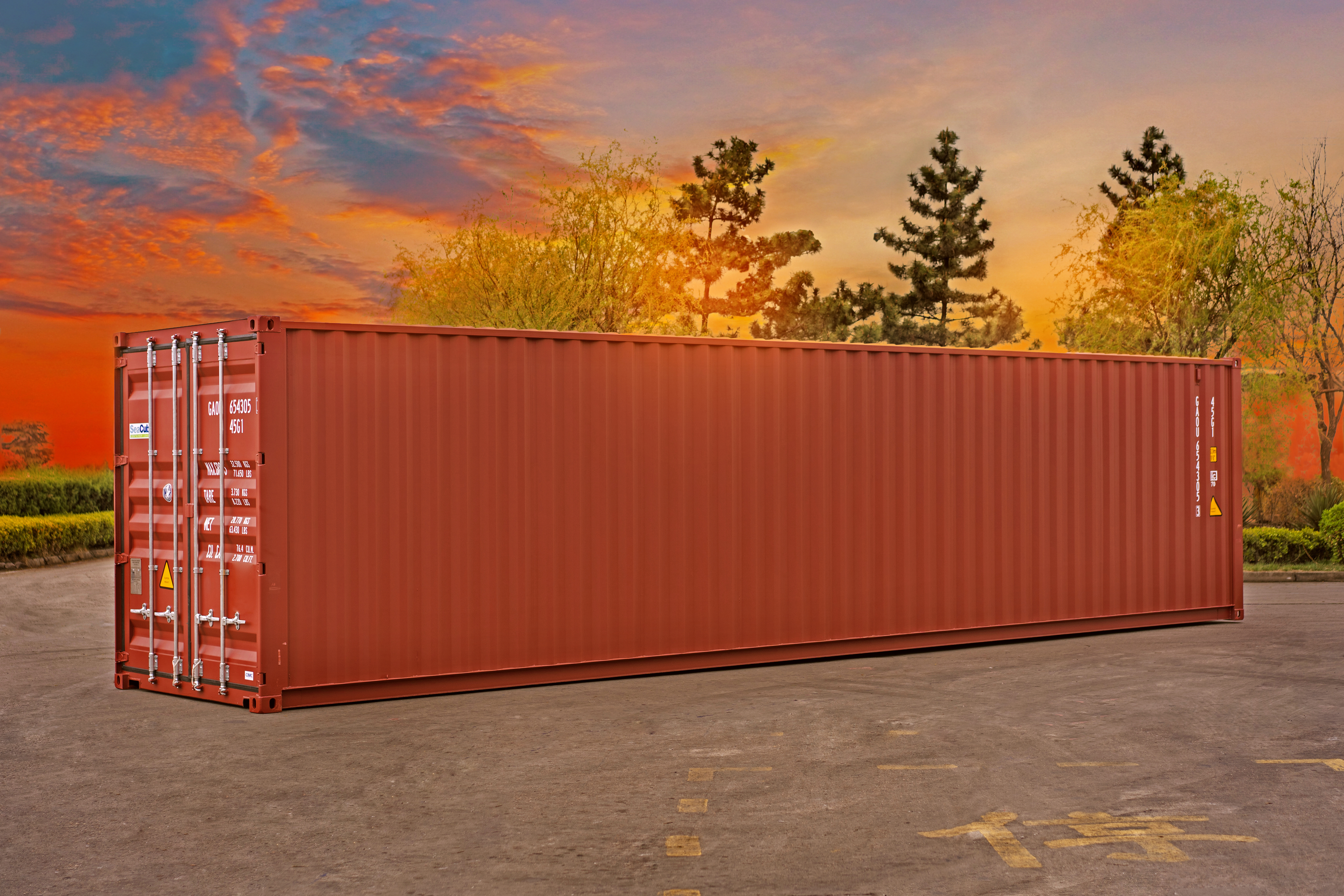 seacube dry shipping container
